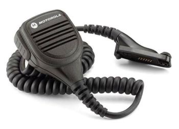 Motorola GP340 Remote Speaker Microphone With Audio Jack and Windporting