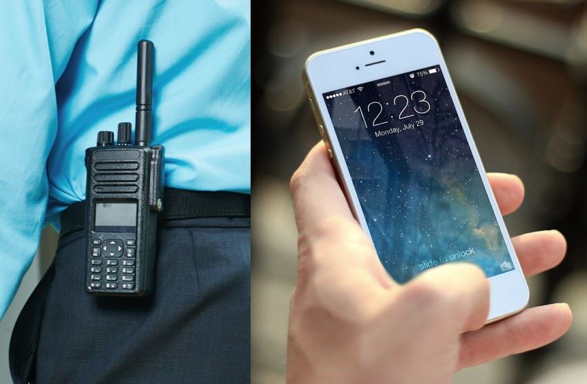 Two-way radio vs mobile phone