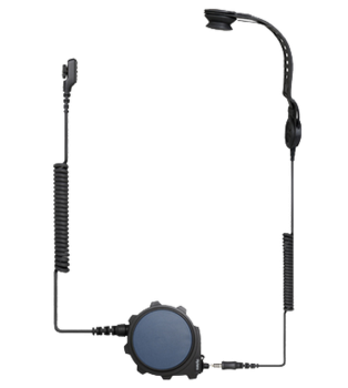 Hytera PD700EX Atex Bone Microphone Headset With Big PTT