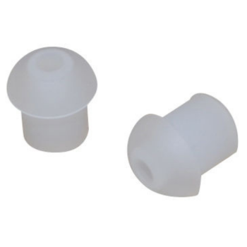 Mushroom Eartips For Acoustic Tube Earpieces - Pack Of 2