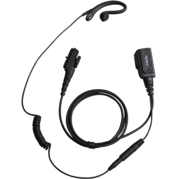 Hytera C-Style Detachable Earpiece with In-line PTT and Microphone