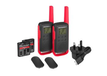 Motorola T62 Talkabout Red Twin Pack