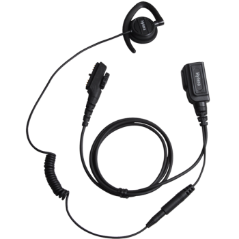 Hytera PD700 Series Swivel Style Detachable Earpiece With In-Line PTT and Microphone