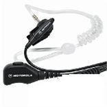Motorola DP1400 2-Wire Earpiece Black With Clear Acoustic Tube