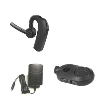 Motorola Bluetooth PTT Button and Wireless Earpiece Kit
