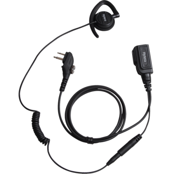 Hytera PD400 PD500 Series Swivel Style Earpiece with In-line PTT and Mic