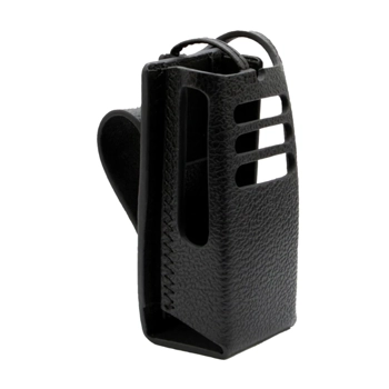 Motorola Hard Leather Carry Case with 3 Inch Fixed Belt Loop for R5 NKP