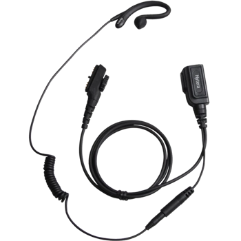 Hytera C-Style Detachable Earpiece with In-line PTT and Microphone