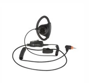 Adjustable D-Style Earpiece with In-Line Microphone