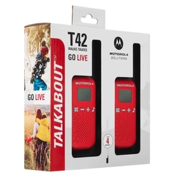 Motorola T42 Red Licence Free Twin Pack