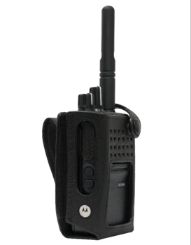 DP3661e Leather Carry Case With Display For Standard Battery