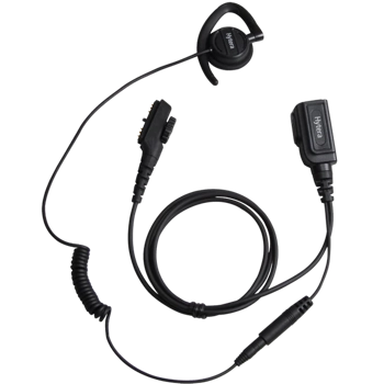 Hytera PD700 Series Swivel Style Detachable Earpiece With In-Line PTT and Microphone