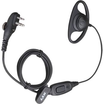 Hytera EHM15-A D-Style Earpiece With In-line PTT and Mic