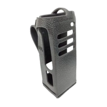 Motorola Hard Leather Carry Case with 2.5 Inch Fixed Belt Loop for R7Ex NKP