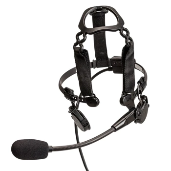 Motorola Tactical Temple Transducer With Boom Mic for DP4000e Series