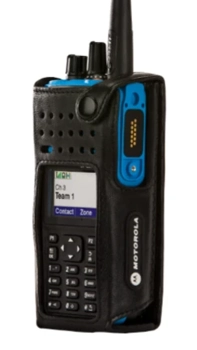 DP4000 ATEX Soft Leather Carry Case With 2.5" Swivel Belt Loop For Display Radio