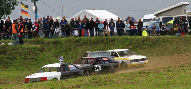 Rally auto-cross motor sport event