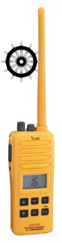 Icom IC-GM1600E GMDSS Survival Craft VHF MED Approved Handheld Radio