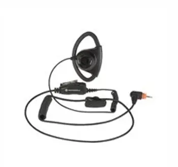 Adjustable D-Style Earpiece with In-Line Microphone