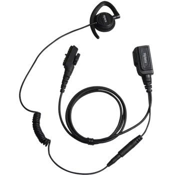 Hytera PD700 Series Swivel Style Detachable Earpiece With In-Line PTT and Microphone