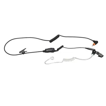 SL1600 SL2600 Surveillance Earpiece With Mic and PTT Combinded (Black)