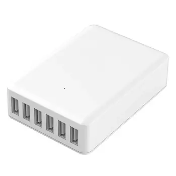 Six Port USB Hub Charger and Six Micro USB Cables