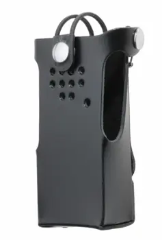 Economy Hard Leather Case with D-Rings and Belt Loop, DP1400