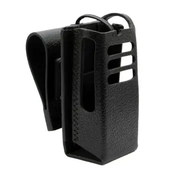 Motorola Hard Leather Carry Case with 3 Inch Swivel Belt Loop for R5 NKP