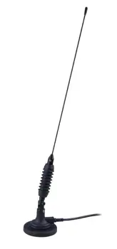 Quality Magmount Aerial With Hinged Hi Gain & Plug