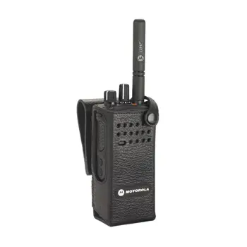 DP4000 Series Hard Leather Non Display Carry Case With 3 Inch Belt Loop