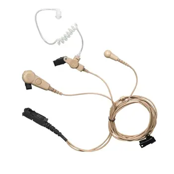 DP2000 DP3441 DP3661E Beige Three Wire Surveillance Earpiece Kit
