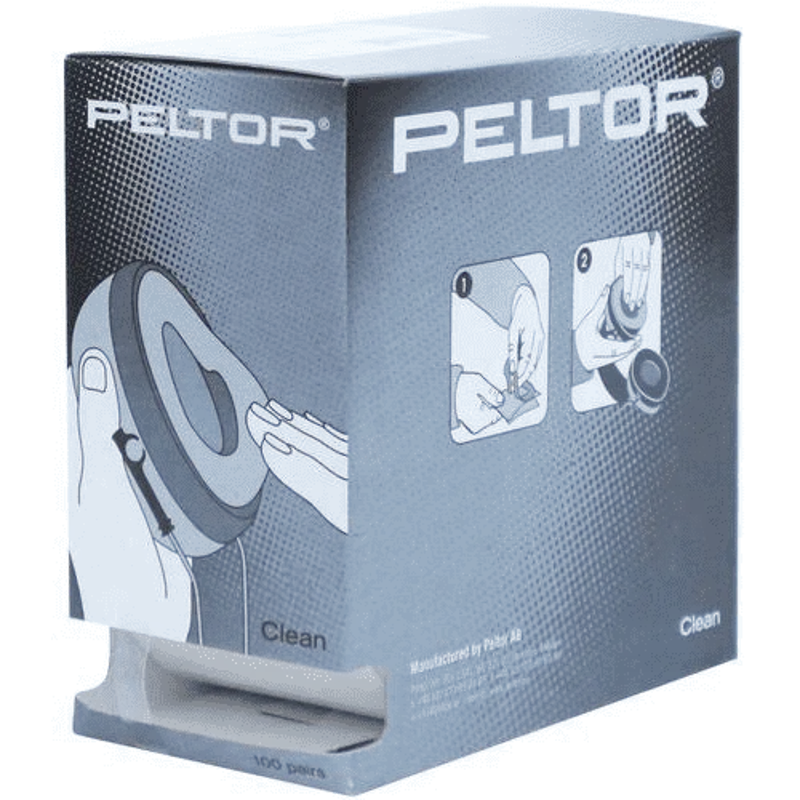 3M Peltor Hygiene Cleaning Pads 100 Pad Pack