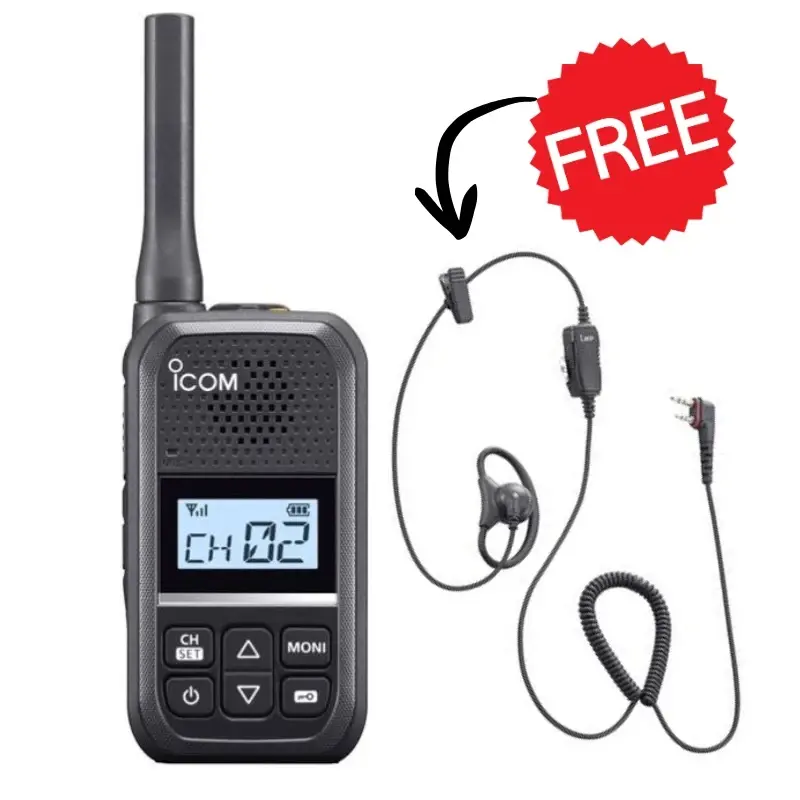 Icom IC-U20SR Ultra Compact PMR446 Licence Free Two-Way Radio