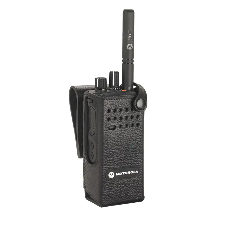 DP4000 Series Hard Leather Non Display Carry Case With 2.5 Inch Swivel Belt Loop