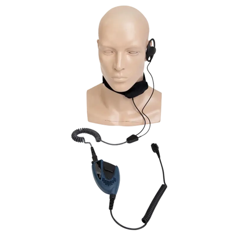 Hytera PD700EX ATEX Throat Microphone Headset With PTT Unit