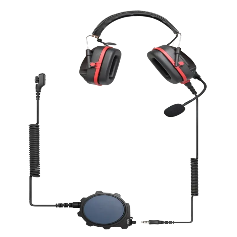Hytera PD700EX Atex Heavy Duty Headset with Big PTT