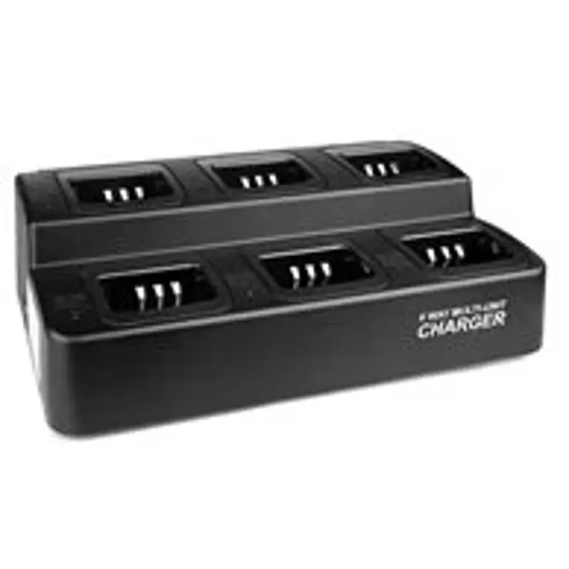 Motorola 6-Way Multi-Unit Charger for DP3XX1 Series And GP340, GP344 (EU Plug)