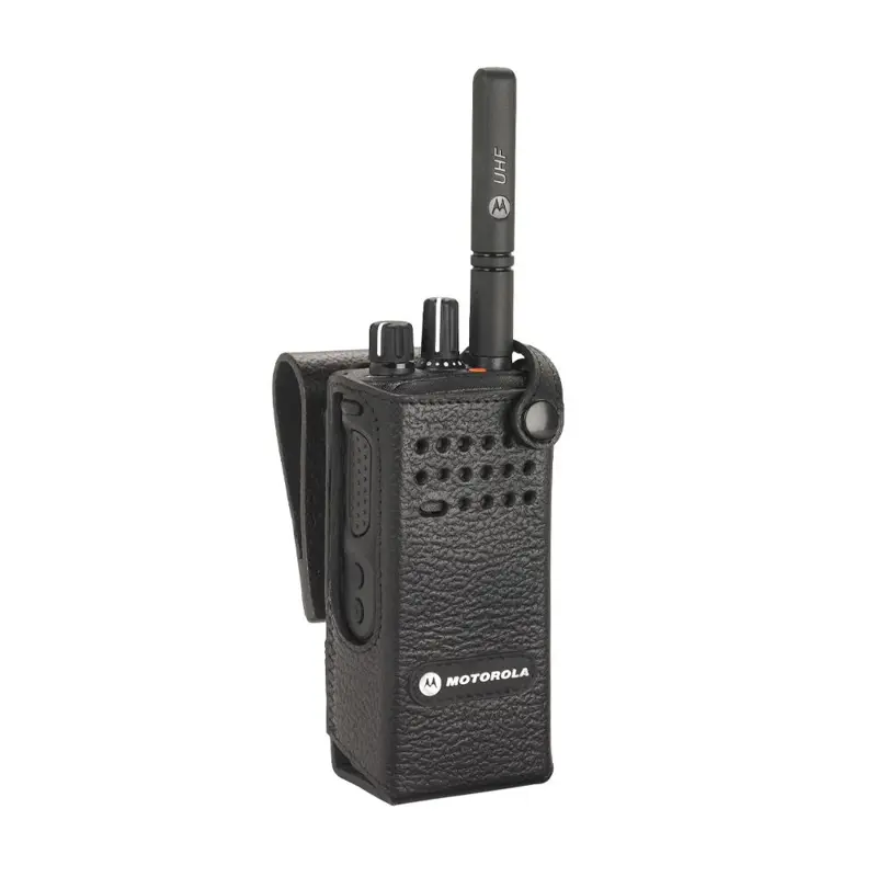 DP4000 Series Hard Leather Non Display Carry Case With 3 Inch Belt Loop