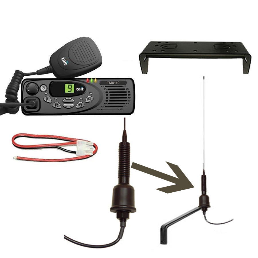 Refurbished Tait TM8110 VHF Agricultural Radio Kit