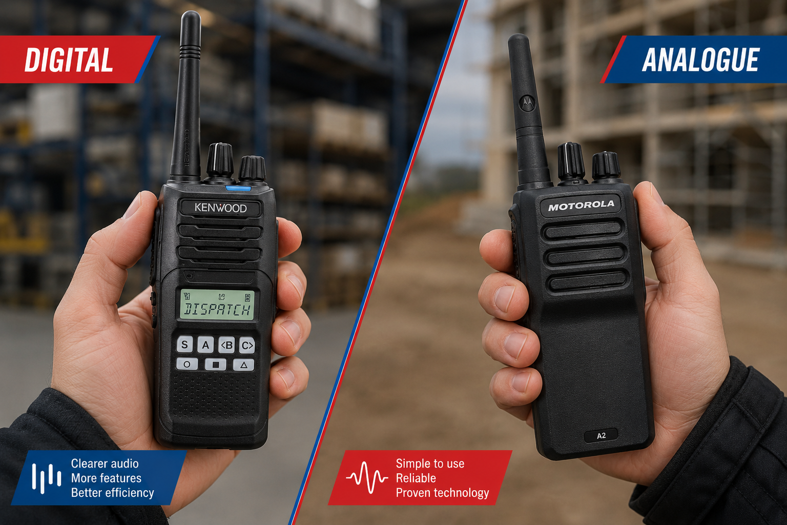 Digital vs Analogue Two-Way Radios - What’s The Difference?
