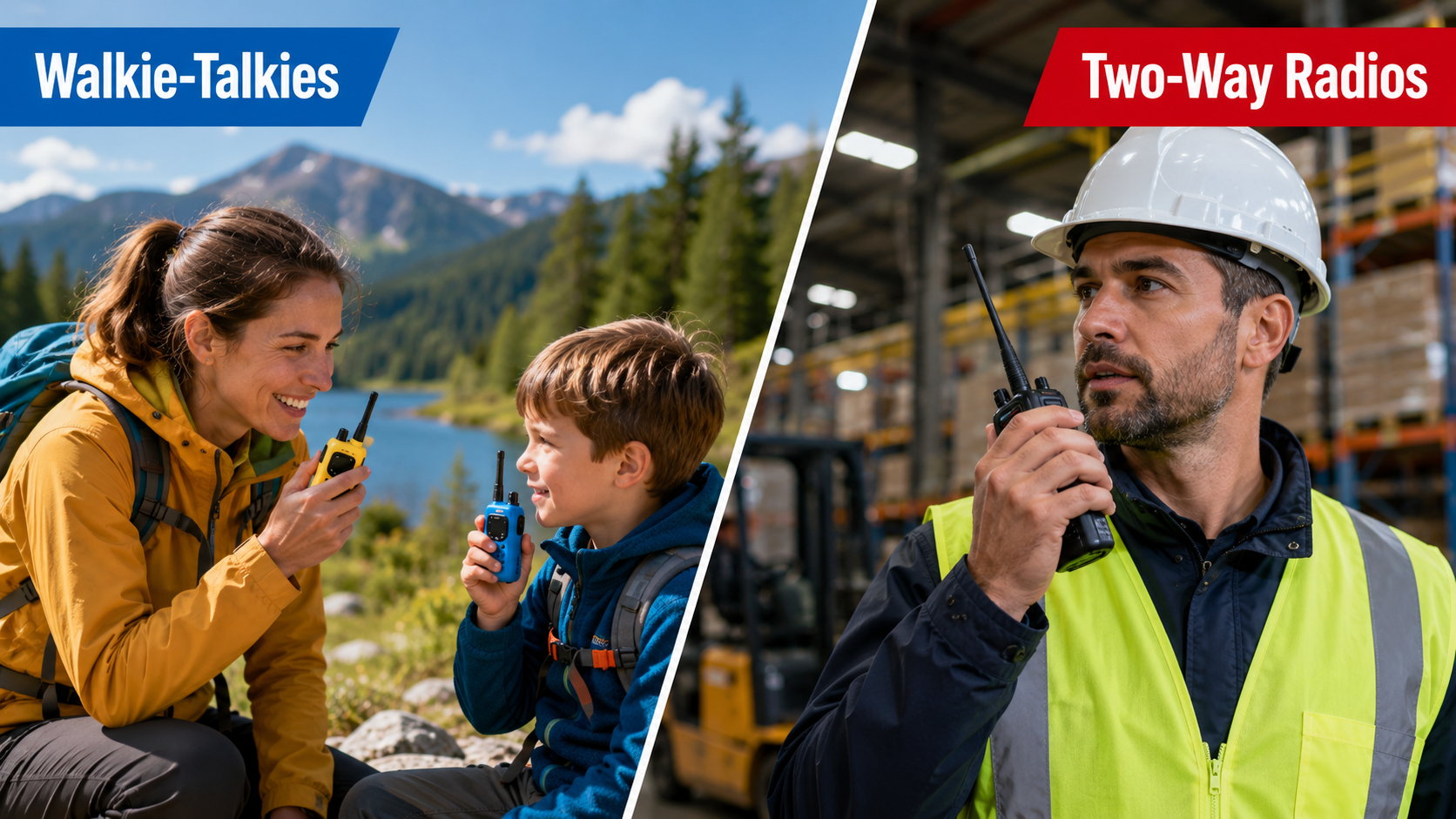 Walkie-Talkies vs Two-Way Radios - What's the Difference?