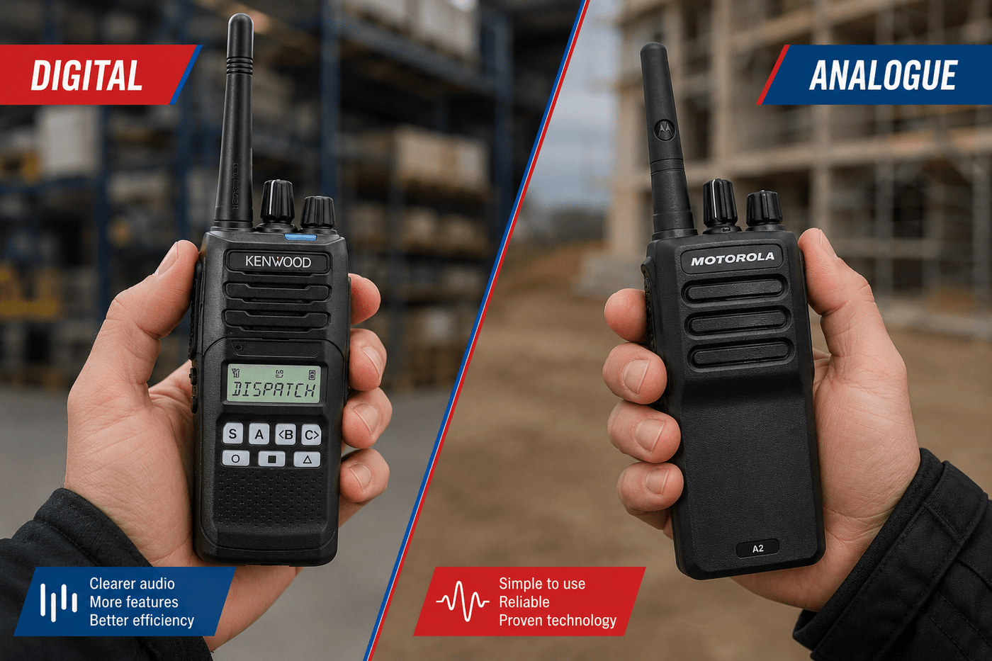 Digital vs Analogue Two-Way Radios - What’s The Difference? - RadioTrader
