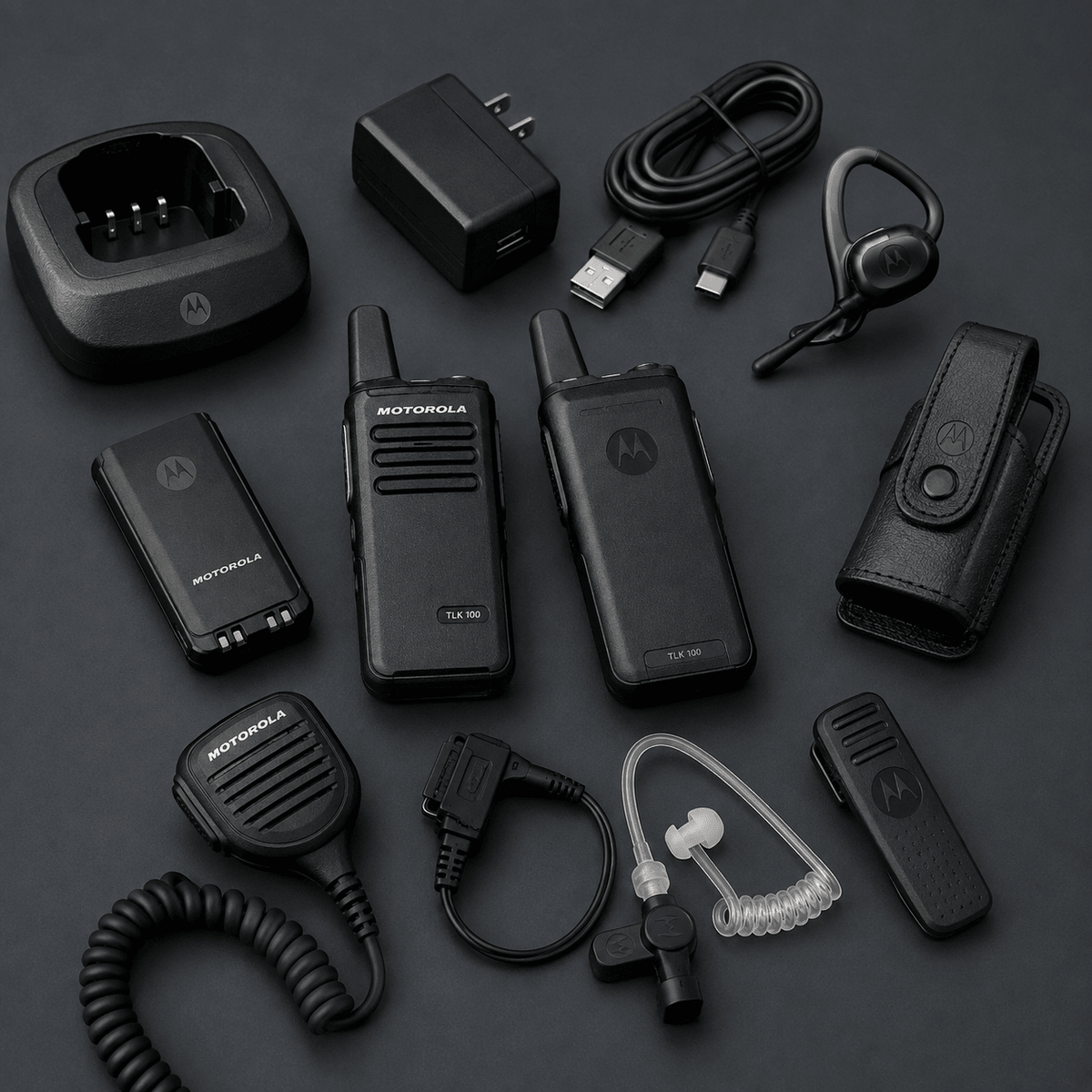 Motorola TLK100 Series Accessories - RadioTrader