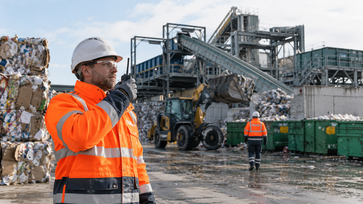Two-Way Radios for Waste Management & Recycling
