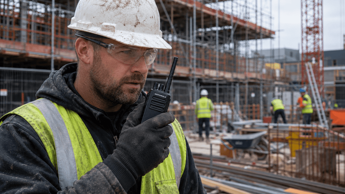 Two-Way Radios for Construction Sites - RadioTrader