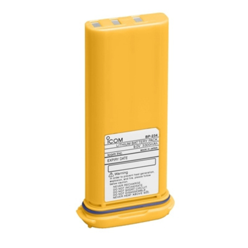 Icom BP-234 3300mAh Li-Ion Battery (non-rechargeable).
