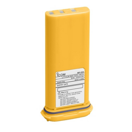 Icom BP-234 3300mAh Li-Ion Battery (non-rechargeable).