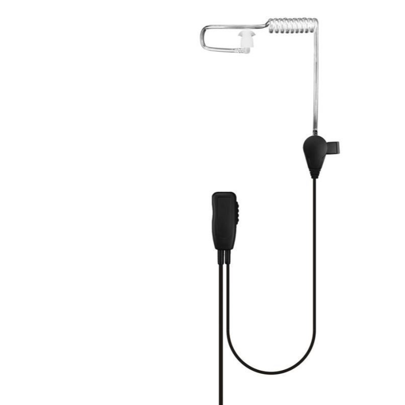 Economy Range Hytera BP5 Series Acoustic Tube Earpiece With Lapel Microphone.