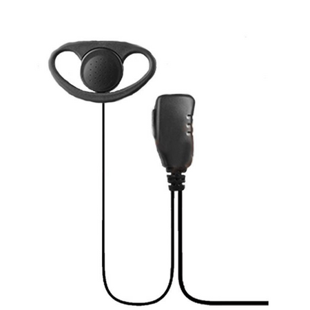 Economy Range Icom 14 Pin Multi Connector D-Shape Earpiece.