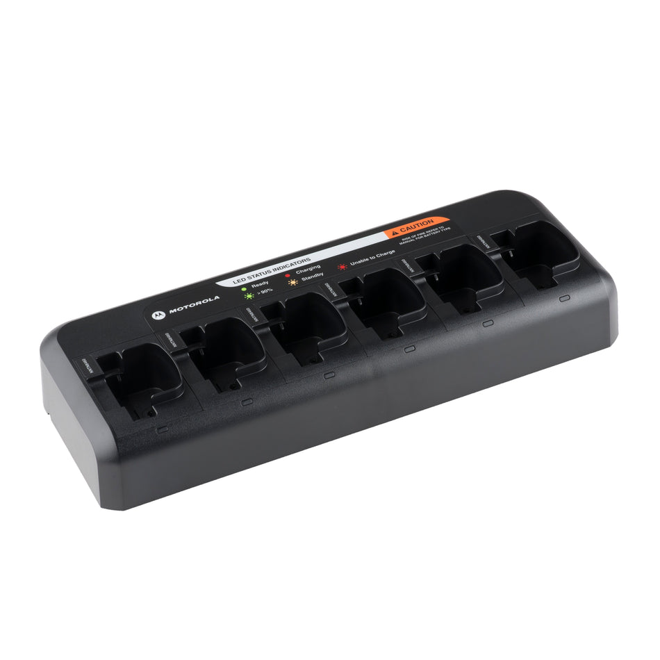 Motorola NNTN8410A 6-Way Charger for DP1400 – Refurbished